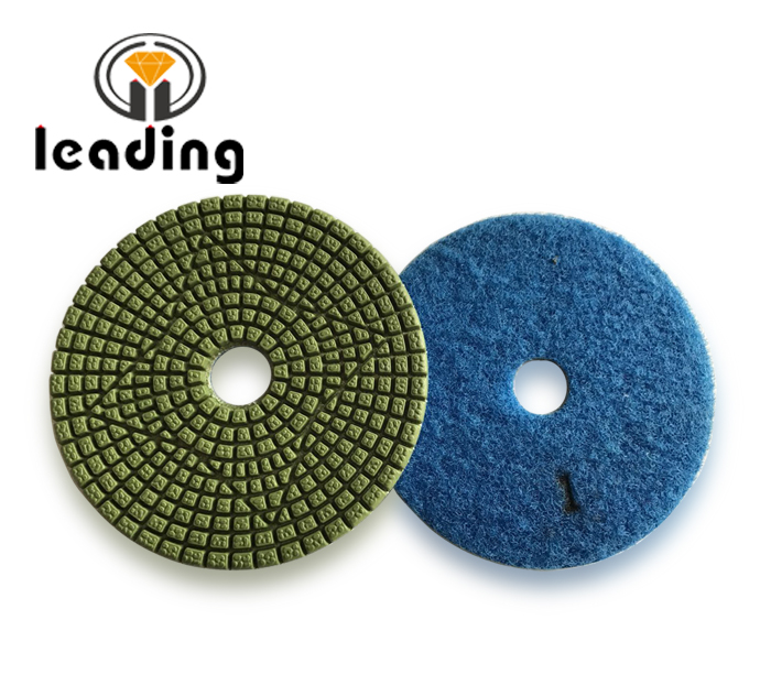 Leading Premium 3 Step Flexible Wet Diamond Polishing Pads For Granite and Marble