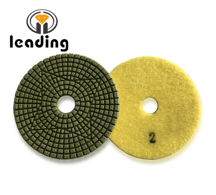 Leading Premium 3 Step Flexible Wet Diamond Polishing Pads For Granite and Marble