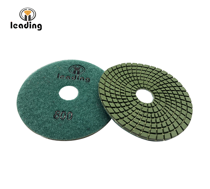 Leading Spiral Wet Diamond Polishing Pads JL