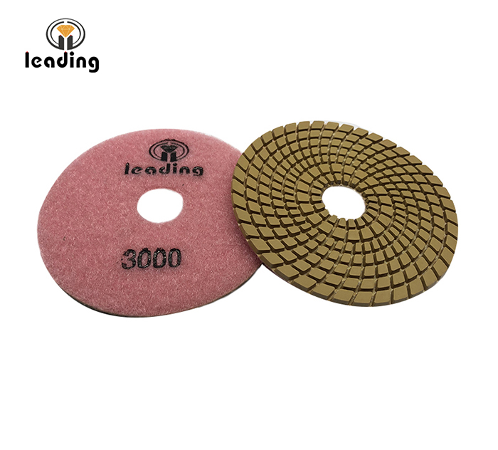 Leading Spiral Wet Diamond Polishing Pads JL