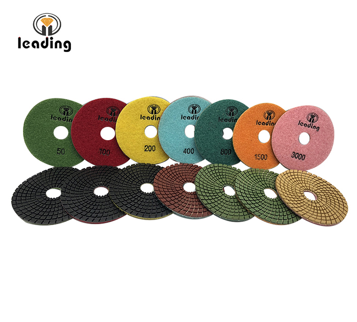 Leading Spiral Wet Diamond Polishing Pads JL