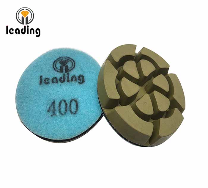 Green Resin Bond Concrete Polishing Pads - Turbine