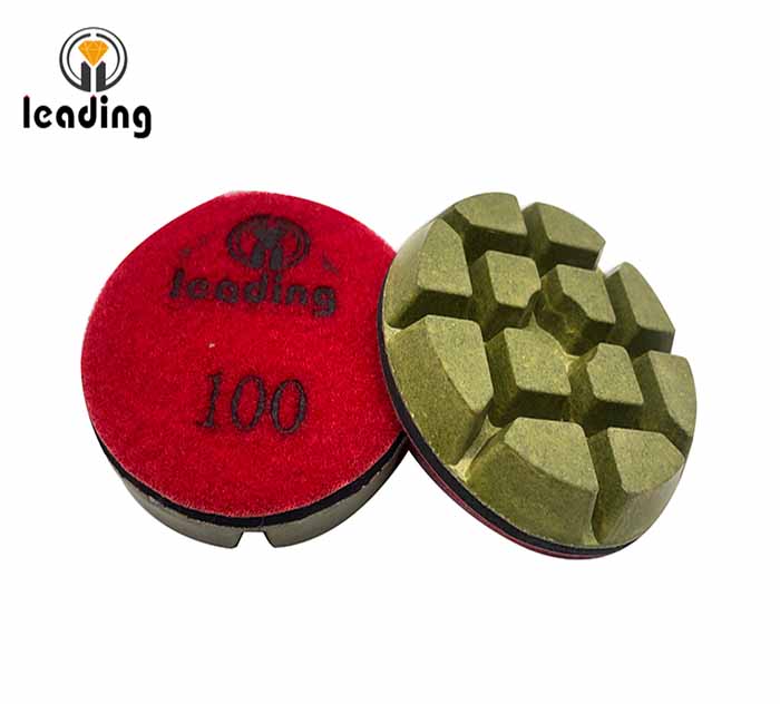 Green Resin Bond Concrete Polishing Pads - Typhoon