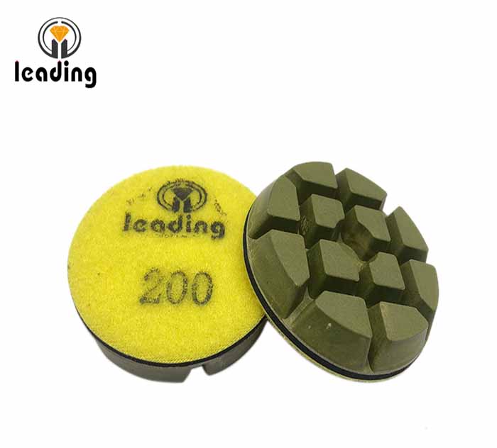 Green Resin Bond Concrete Polishing Pads - Typhoon