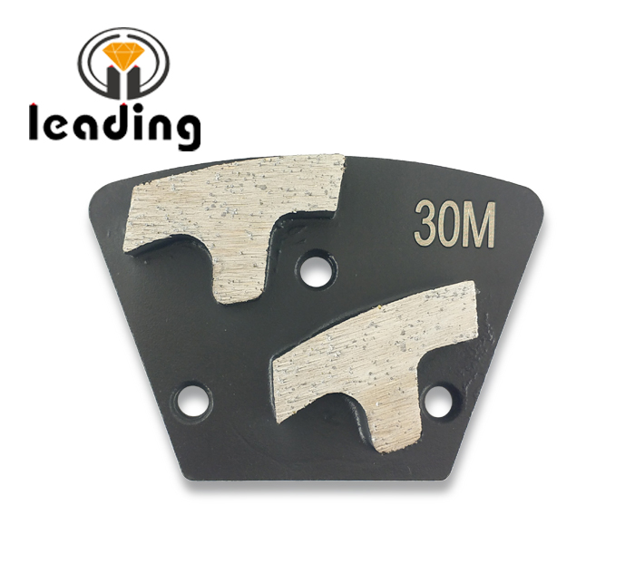 Double T Segment Diamond Grinding Trapezoid Plate Bolt On