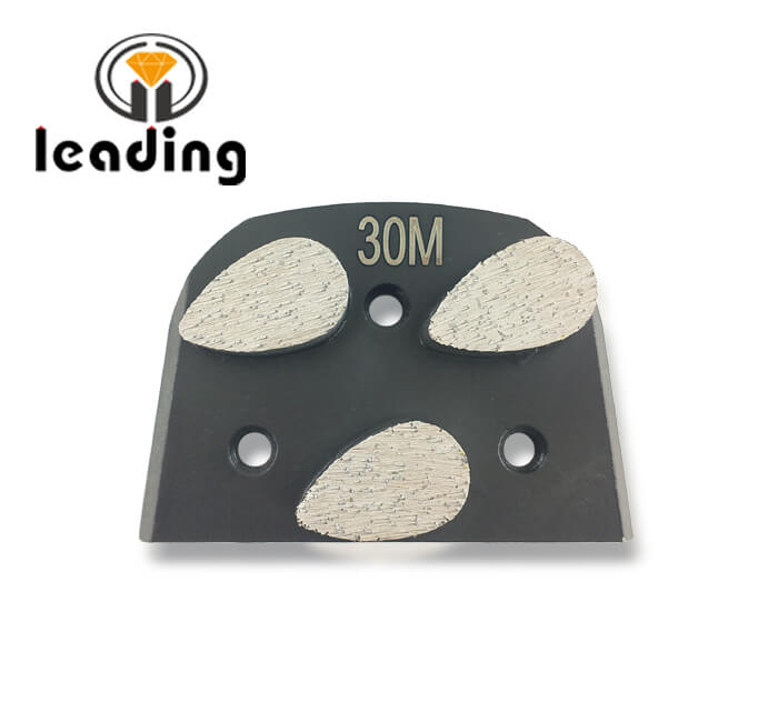 Lavina Diamond Tools For Concrete Grinding - QuickChang Three Raindrop Segments