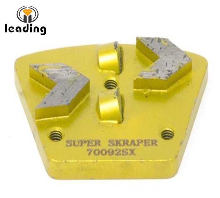 Coating Removal Tools - Half Round PCD scrapers / PCD wing / PCD grinding shoes / PCD Cutter