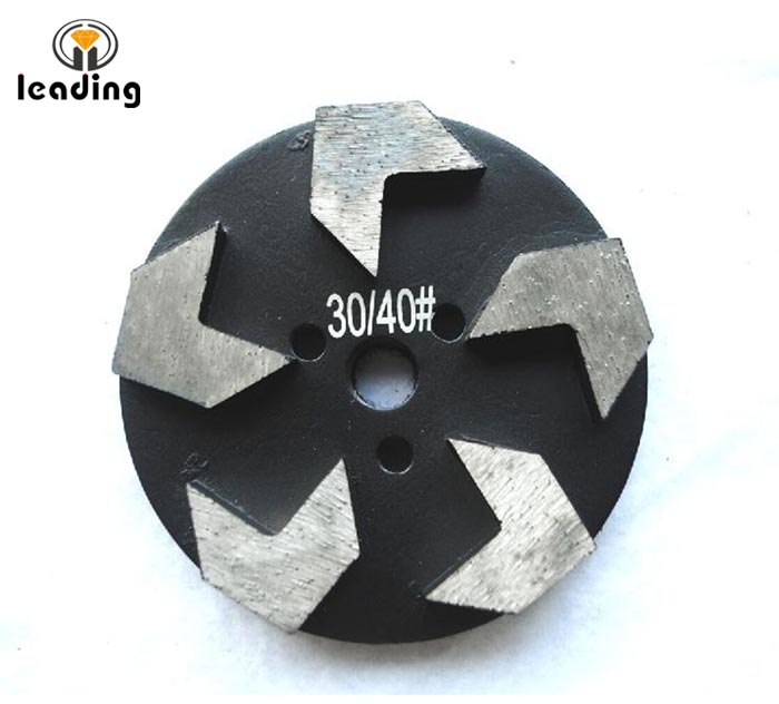 3 Inch Diamond Grinding Puck With 3xM6 Bolt-On Holes