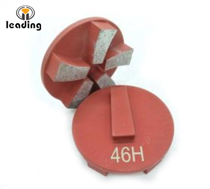 Scanmaskin Diamond Round Rap for concrete grinding - 5 Seg Grinding Puck Redilock