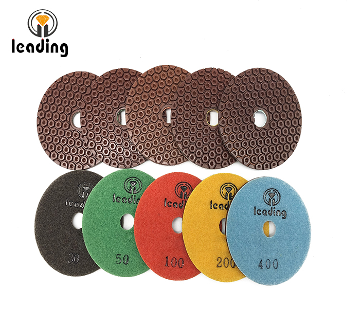 Copper Hybrid Edge Polishing Pads Honeycomb