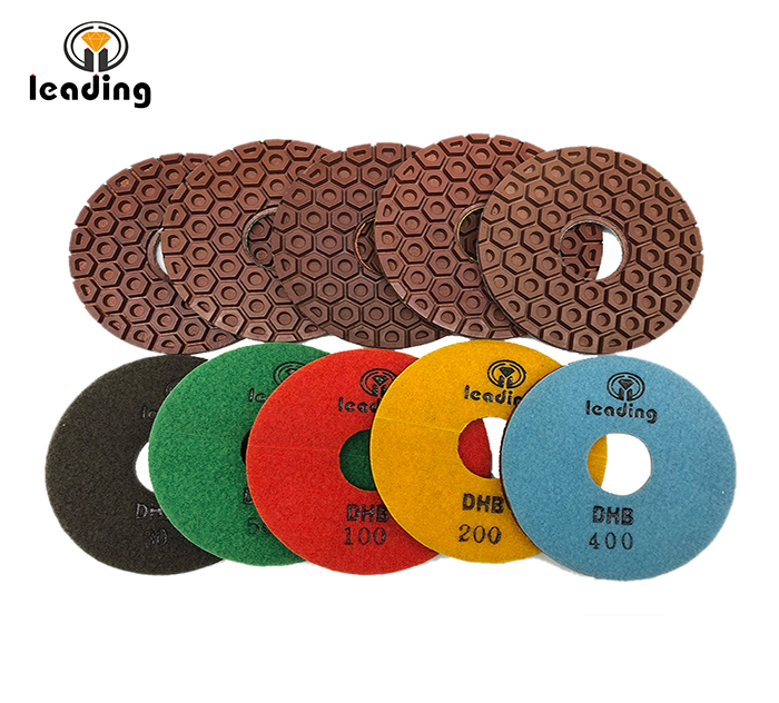 Copper Hybrid Edge Polishing Pads Honeycomb