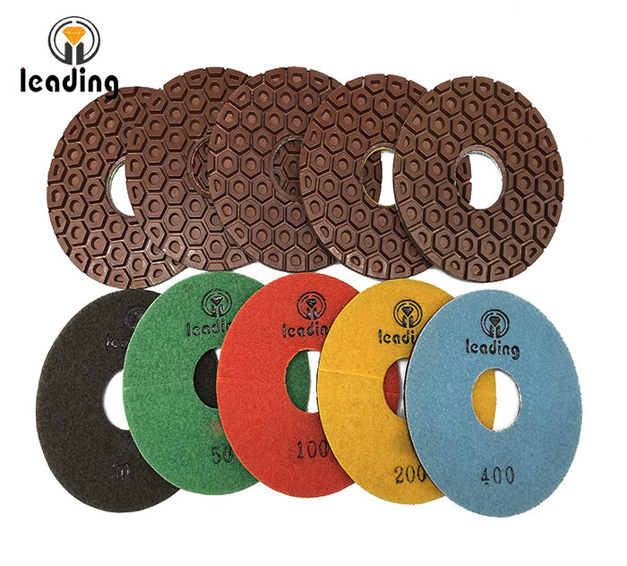 Copper Hybrid Edge Polishing Pads Honeycomb