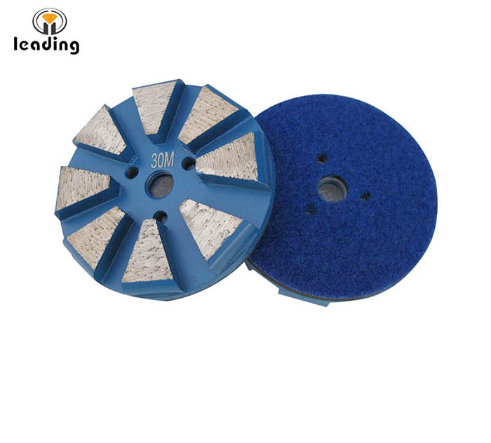 3xM6 holes Diamond Grinding Puck with or non velcro backing