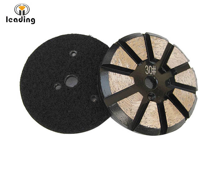3xM6 holes Diamond Grinding Puck with or non velcro backing
