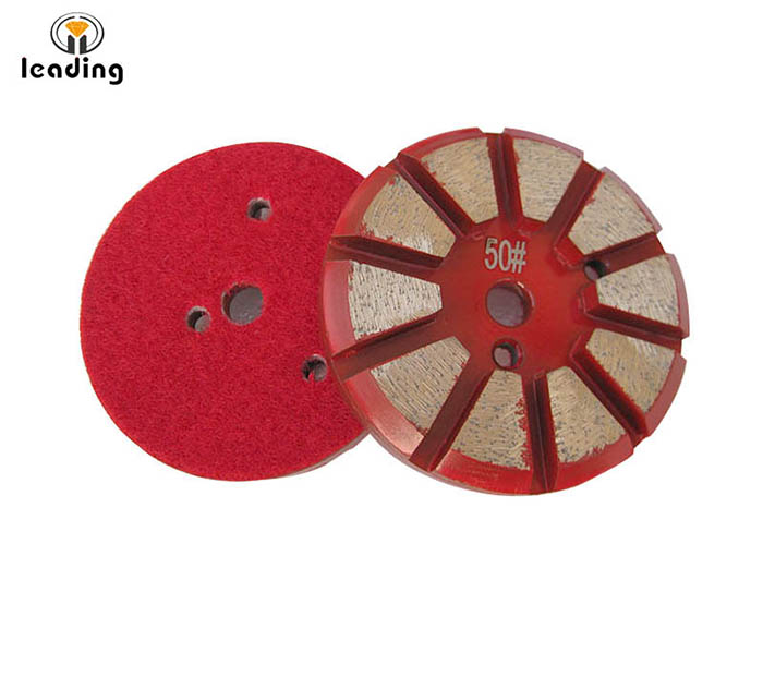 3xM6 holes Diamond Grinding Puck with or non velcro backing