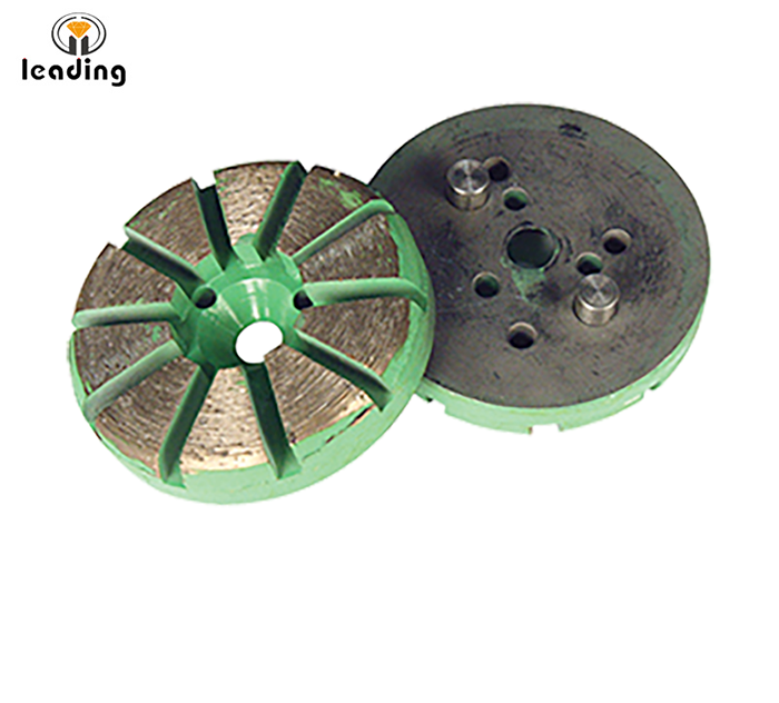 Universal Ten Beveled Diamond Grinding Puck Polar Magnetic