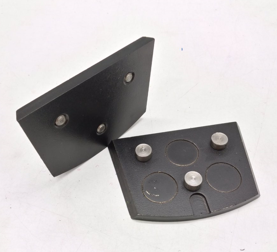 Quick Change Magnetic Adapters for Trapezoid Plate