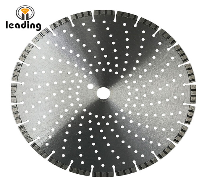Laser Welded Turbo Segmented Blades for Cured Concrete or Granite