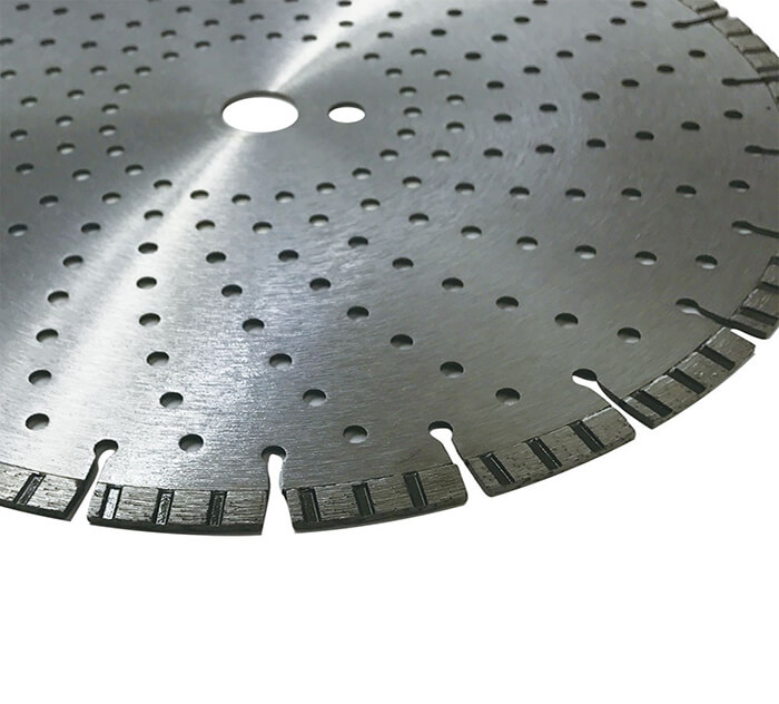 Laser Welded Turbo Segmented Blades for Cured Concrete or Granite