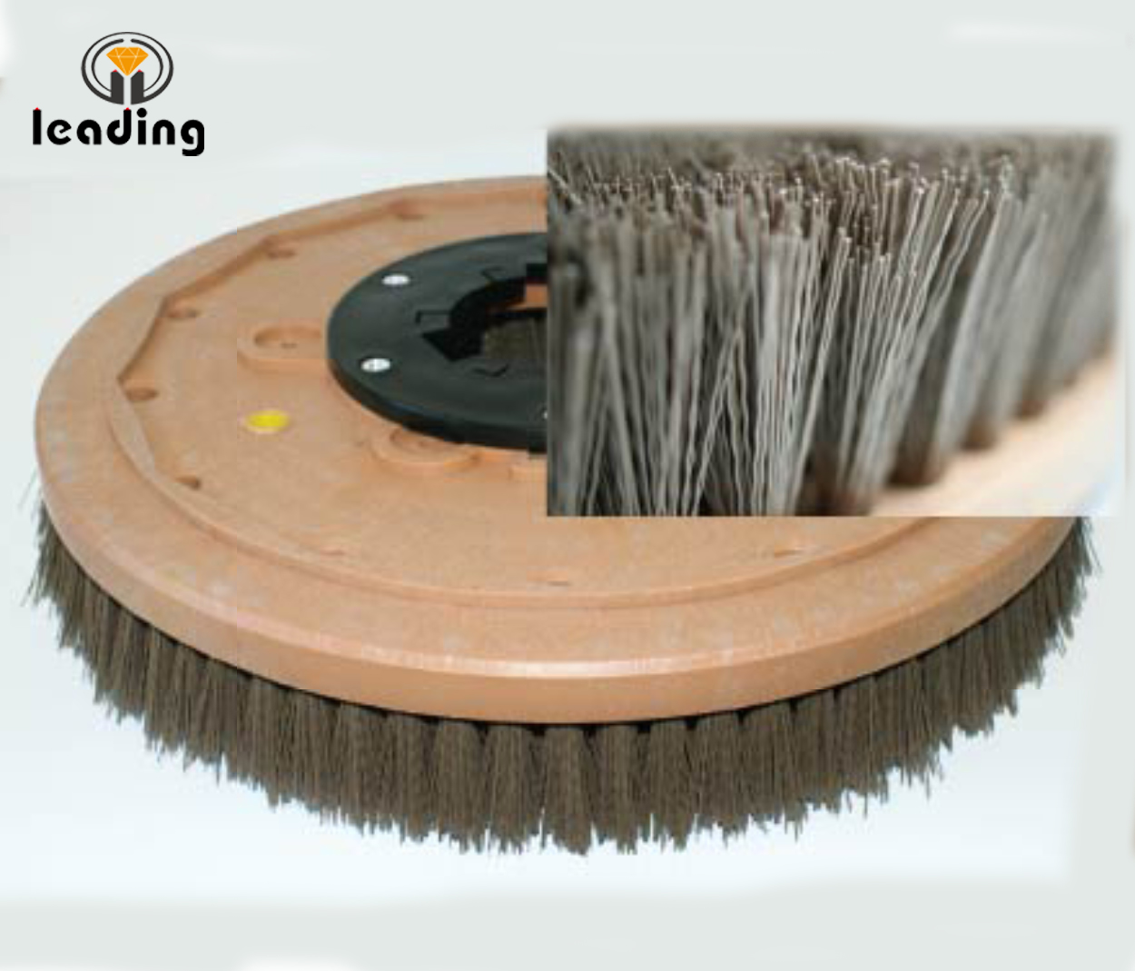 Floor Polishing Brush Grit 500# (Brown)