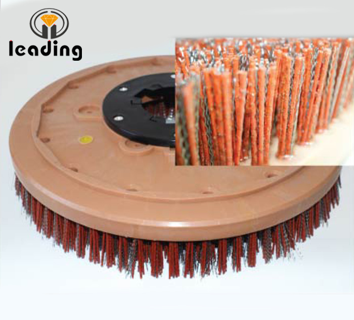 Land Cleaning Brush with Steel Wire Grit 36#