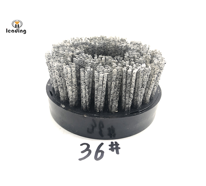 4 inch (100mm) Silicon Carbide Brush with M14 or 5/8