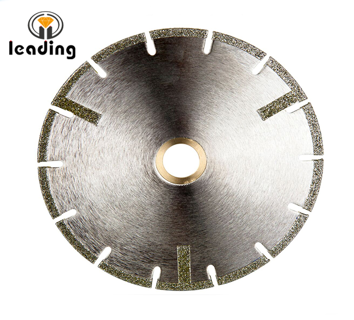 U-Slot Electroplated Blade with Side Protection Strips