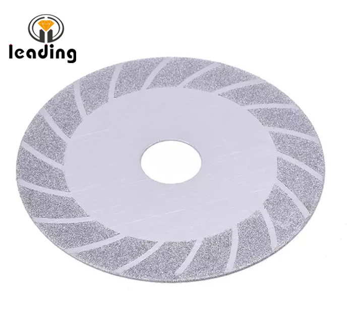  Zebra-stripe  Electroplated Saw Blade / Cutting Disc For Glass/Jade/Tile/Stone 100mm