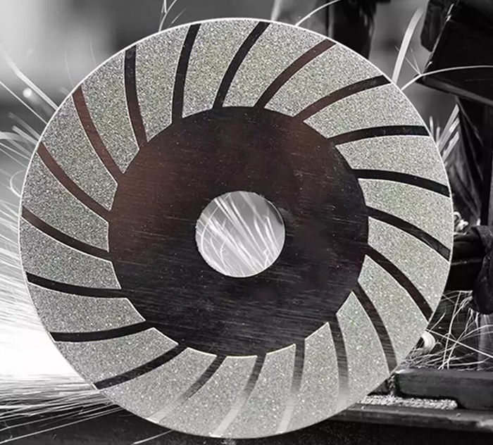  Zebra-stripe  Electroplated Saw Blade / Cutting Disc For Glass/Jade/Tile/Stone 100mm