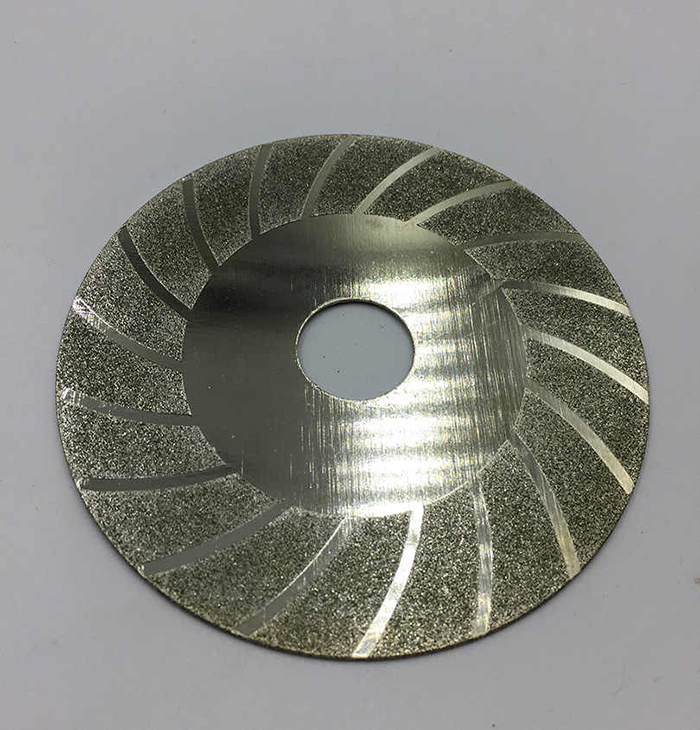  Zebra-stripe  Electroplated Saw Blade / Cutting Disc For Glass/Jade/Tile/Stone 100mm