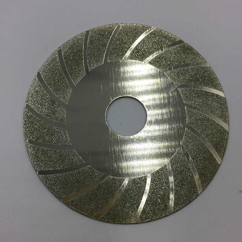  Zebra-stripe  Electroplated Saw Blade / Cutting Disc For Glass/Jade/Tile/Stone 100mm