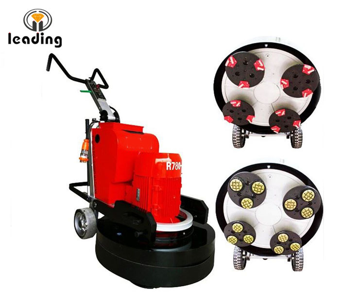 LDR780-4 Concrete Grinding And Polishing Machine, Planetary Concrete Grinder and Polisher