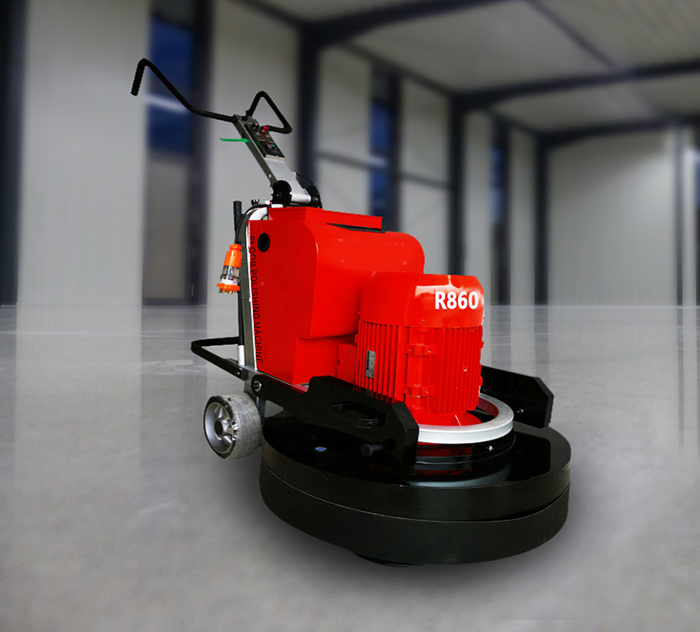 LDR860-3 Planetary Concrete Floor Grinder And Polisher WithThree Grinding Heads 