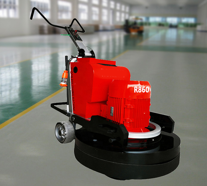 LDR860-3 Planetary Concrete Floor Grinder And Polisher WithThree Grinding Heads 