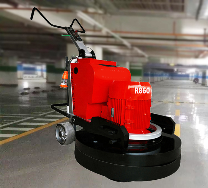 LDR860-3 Planetary Concrete Floor Grinder And Polisher WithThree Grinding Heads 