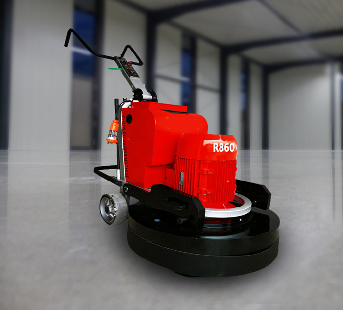 LDR860-4 Planetary Concrete Floor Grinder And Polisher With Four Grinding Heads