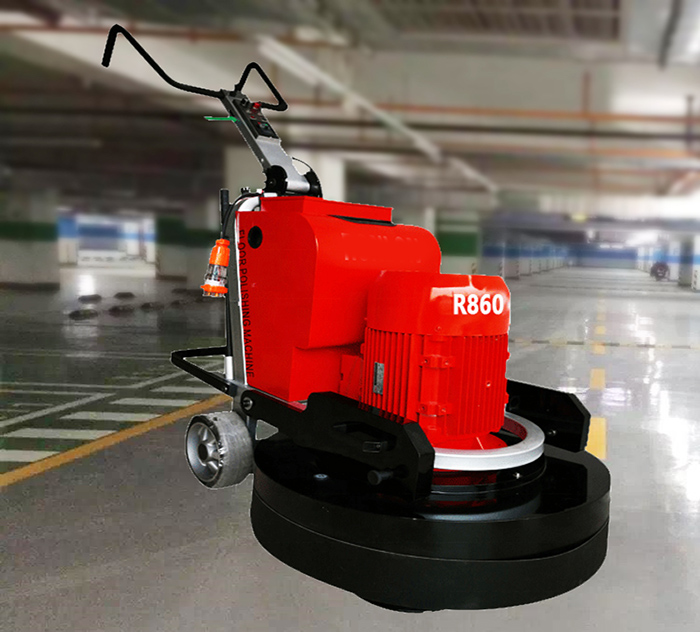 LDR860-4 Planetary Concrete Floor Grinder And Polisher With Four Grinding Heads