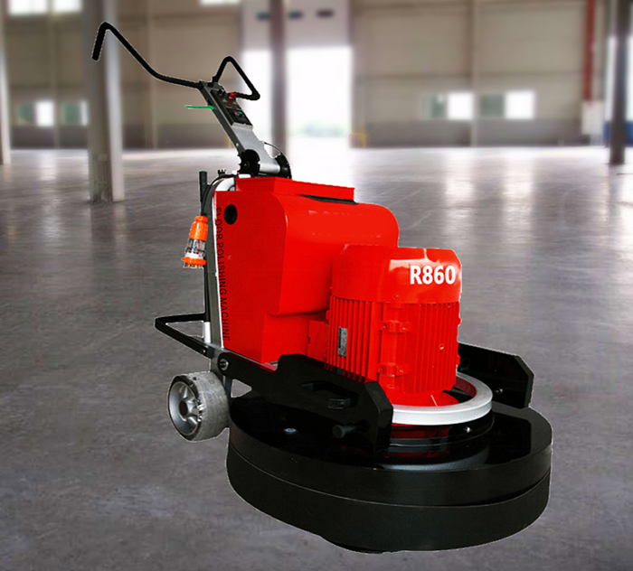 LDR860-4 Planetary Concrete Floor Grinder And Polisher With Four Grinding Heads