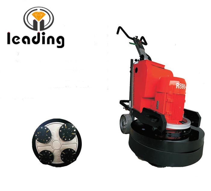 LDR890-4 Planetary Concrete Floor Grinder And Polisher With Four Grinding Heads