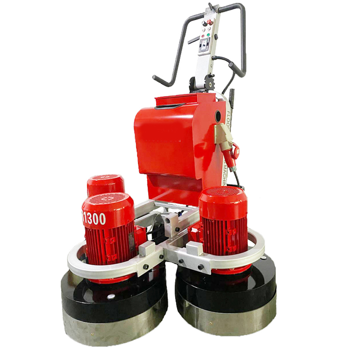 LDR1300 three heads concrete floor grinder with large working width