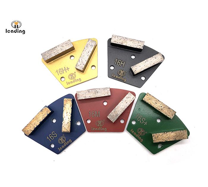 Trapezoid 2-Bar Diamond Grinding Plate