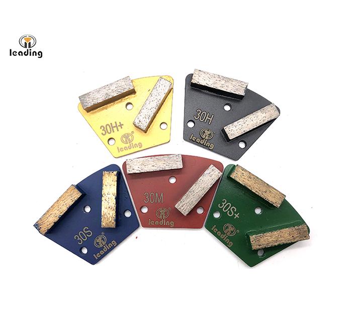 Trapezoid 2-Bar Diamond Grinding Plate