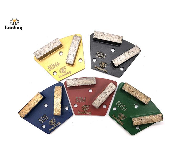 Trapezoid 2-Bar Diamond Grinding Plate