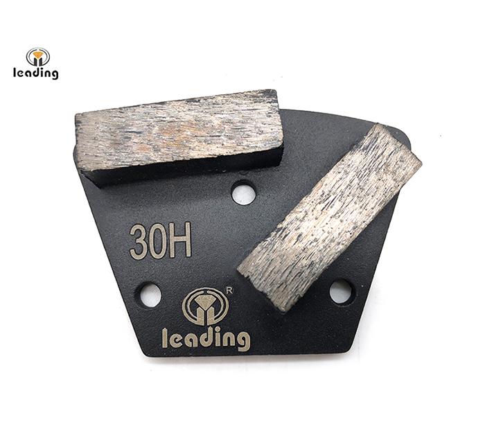 Trapezoid 2-Bar Diamond Grinding Plate