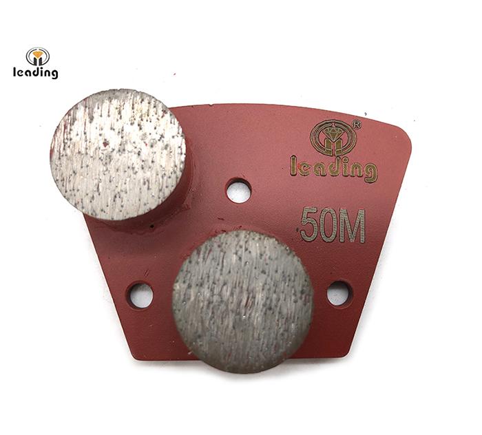 Round Segment Diamond Grinding Trapezoid Plate Bolt On