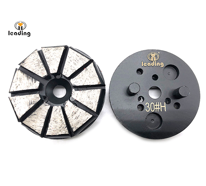 Universal Ten Straight Segment Diamond Grinding Puck Polar Magnetic