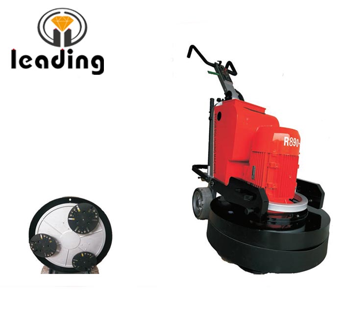 LDR890-3 Planetary Concrete Floor Grinder And Polisher WithThree Grinding Heads