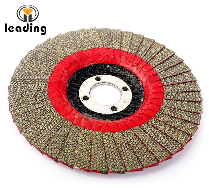 Electroplated Diamond Flap Discs for Shaping and Polishing Granite, Marble, Engineered Stone, Ceramic, Porcelain, Quartzite