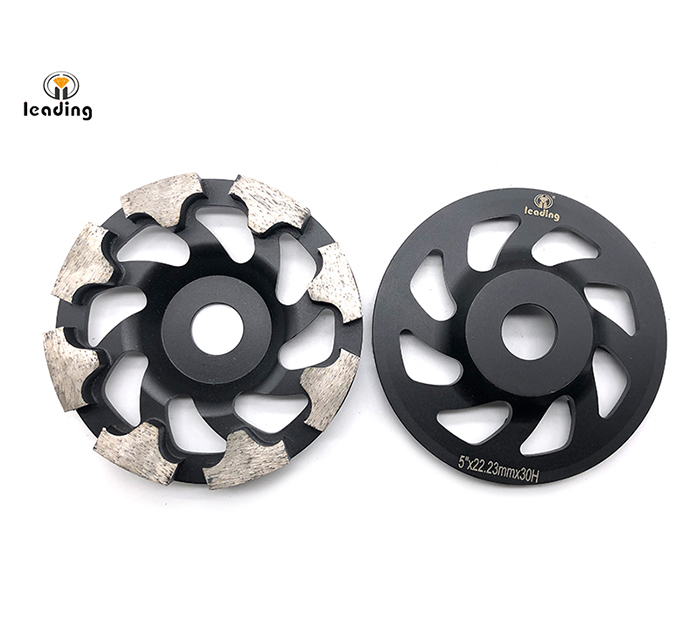 Diamond Cup Wheel T Segment, Lighter Steel Base