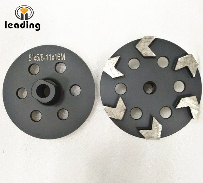 Flat Grinding Disc With Arrow Segments For Concrete